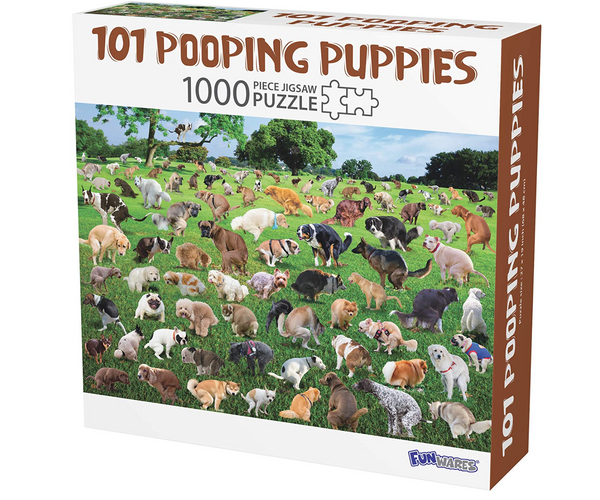 Pooping Puppies Jigsaw Puzzle
