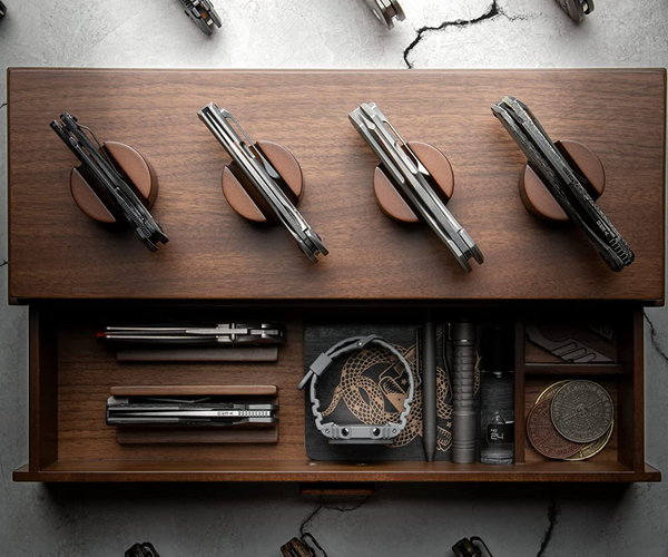 Pocket Knife and Watch Display Case