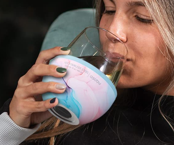Stemless Wine Glass Insulated Sleeve