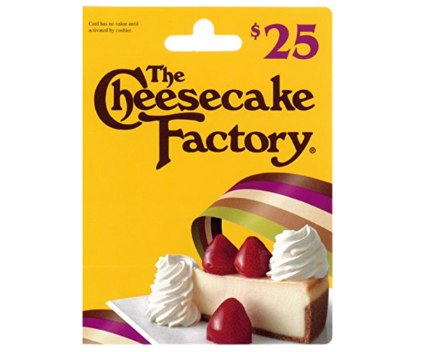 The Cheesecake Factory Gift Card