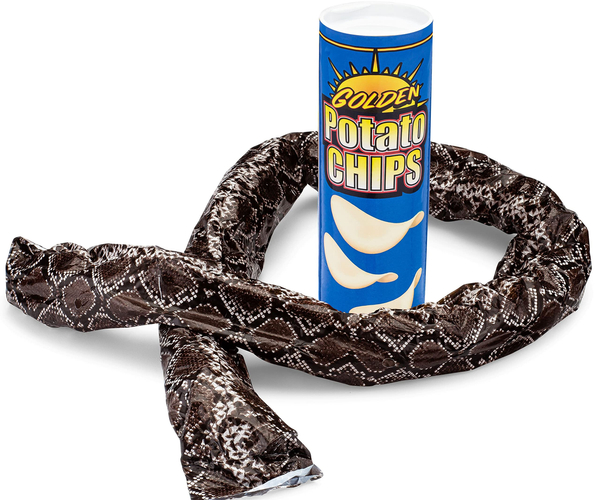 The OG Snake in a Chip Can Prank Pack