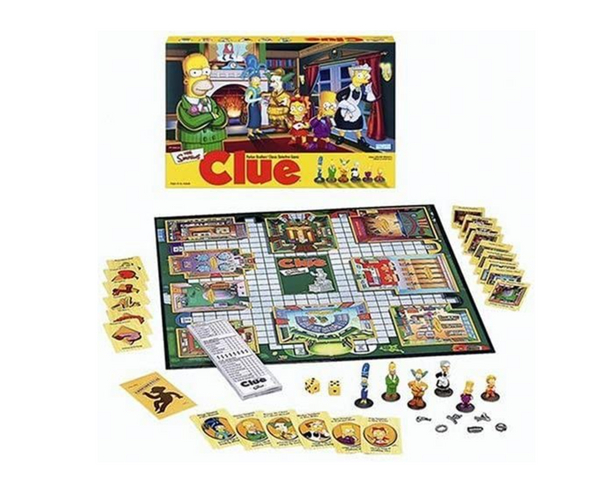 The Simpsons Clue Board Game