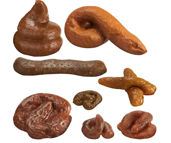 8 Piece Fake Poop Set