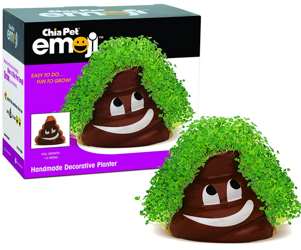 Chia Pet Poo Emoji