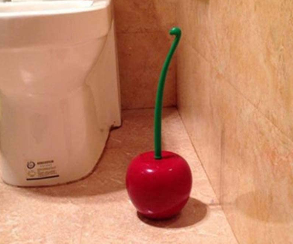 Cherry Shaped Toilet Brush