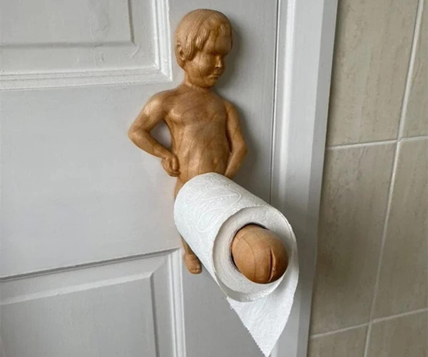 Morning Wood Toilet Paper Holder