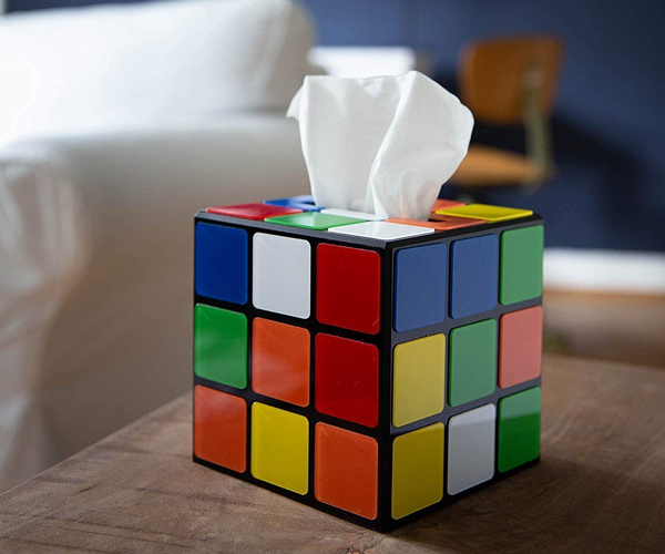 Rubik's Cube Tissue Box Holder
