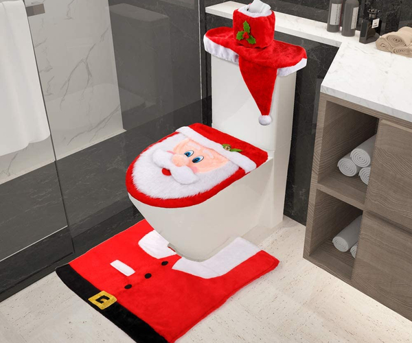 Santa Claus Toilet Cover