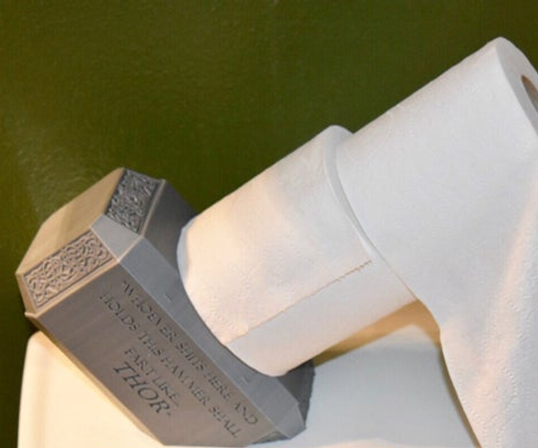 Thor’s Hammer Toilet Paper Holder