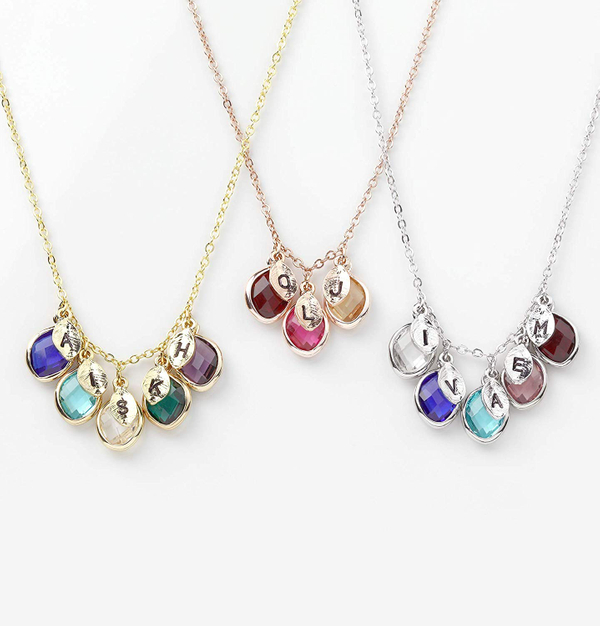 Personalized Birthstone Necklace