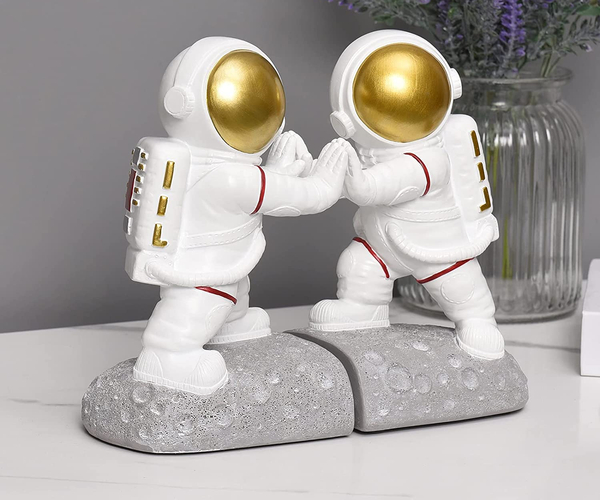 Teamwork Astronaut Funny Bookends