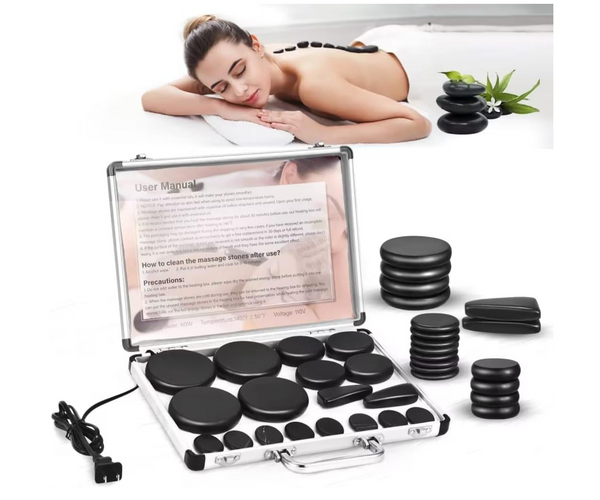 Electric Massage Stone Set