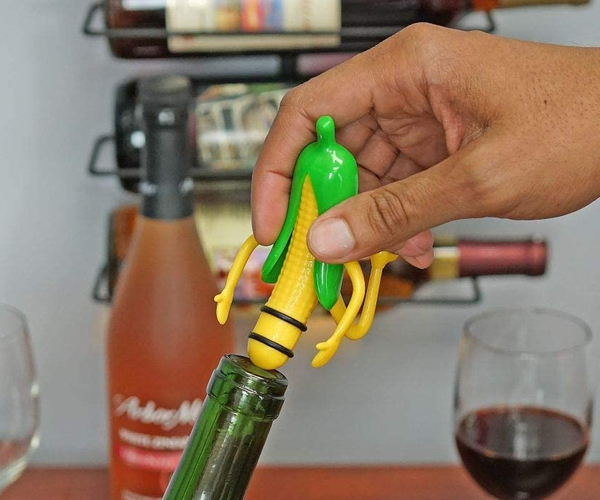 Colonel Corn Bottle Stopper