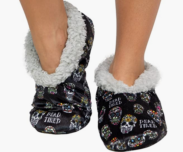 Dead Tired Slipper Socks