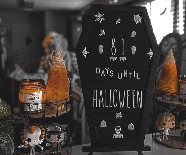 Coffin Shaped Letter Board