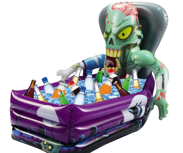 Inflatable Zombie Beverage Coffin