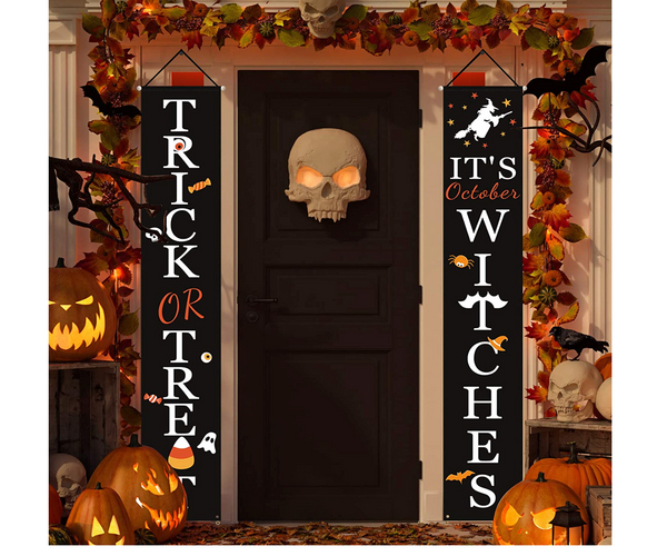 Trick or Treat Front Door Banner