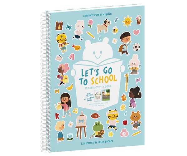 Let's Go to School Sticker and Activity Book
