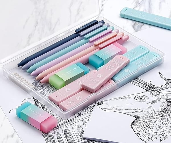 Mechanical Pencil and Eraser Set