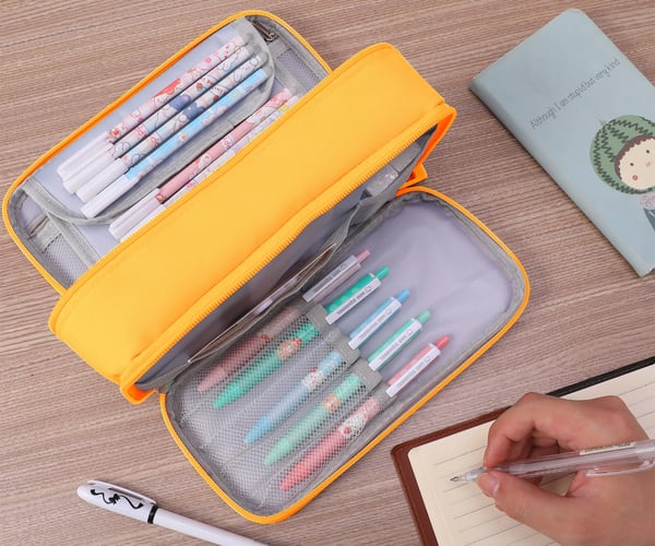 Multifunctional Dual-Sided Dry Erase Pencil Case