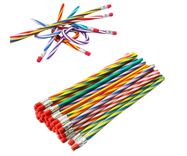 Rainbow Bendy Pencils