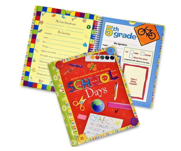 School Days Back to School Memory Book