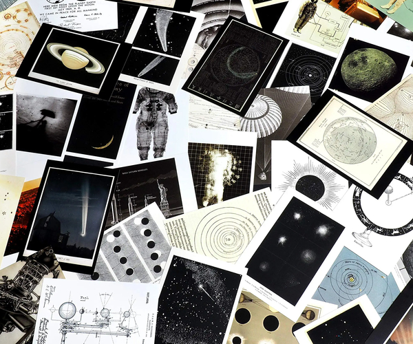 The Night Sky: NASA Space Archival Image Postcards