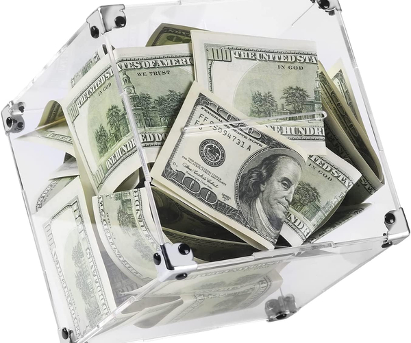 DIY Clear Acrylic Piggy Bank