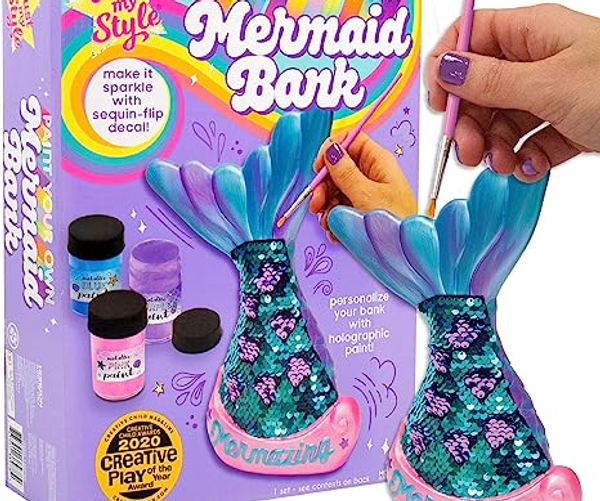 Paint Your Own Mermaid Bank