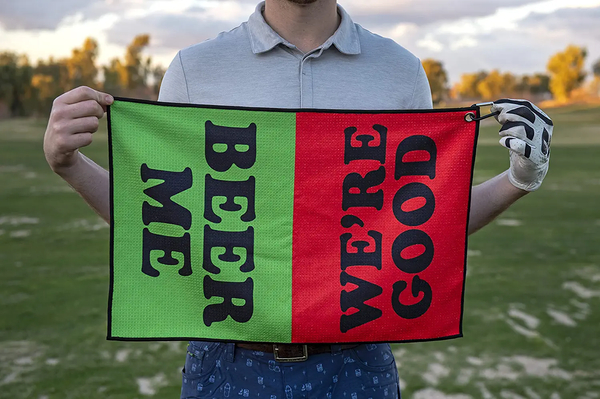 Beer Cart Hailing Flag Towel