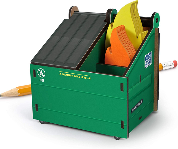 Dumpster Fire Notepad Holder