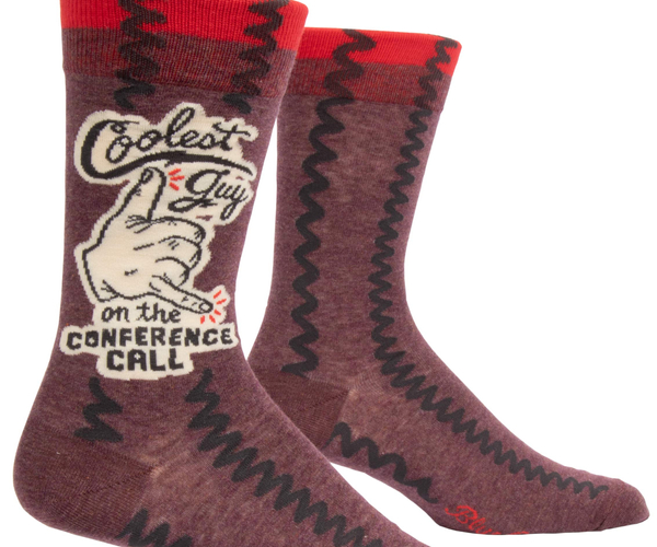 The Coolest Guy on the Conference Call Socks