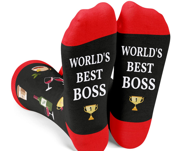 World's Best Boss Funny Socks