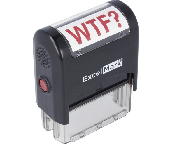 WTF Red Ink Stamp