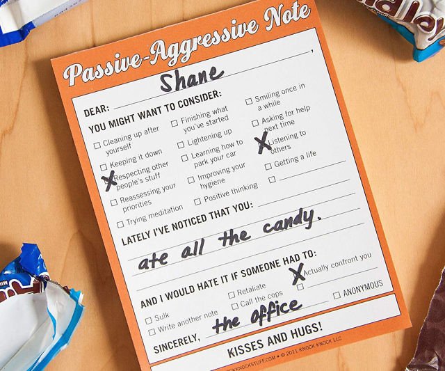 Passive Aggressive Notepad