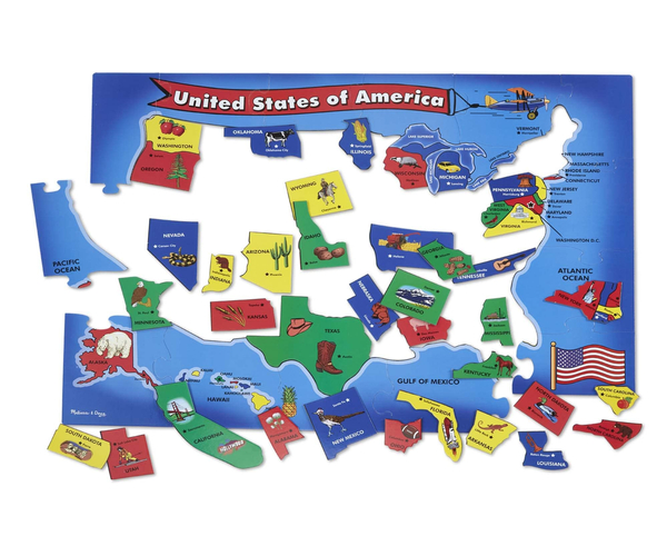 Melissa and Doug US Map Floor Puzzle