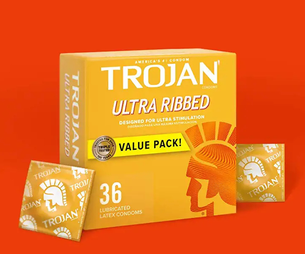 Ultra Ribbed Condom Super Pack