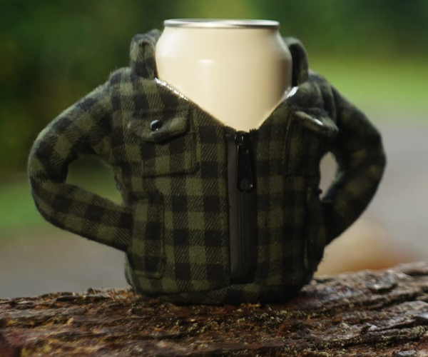 Flannel Beer Coozie