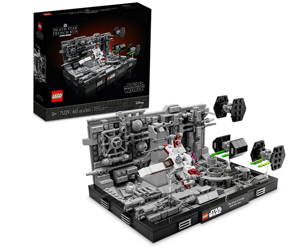 Death Star Trench Run Diorama Lego Set