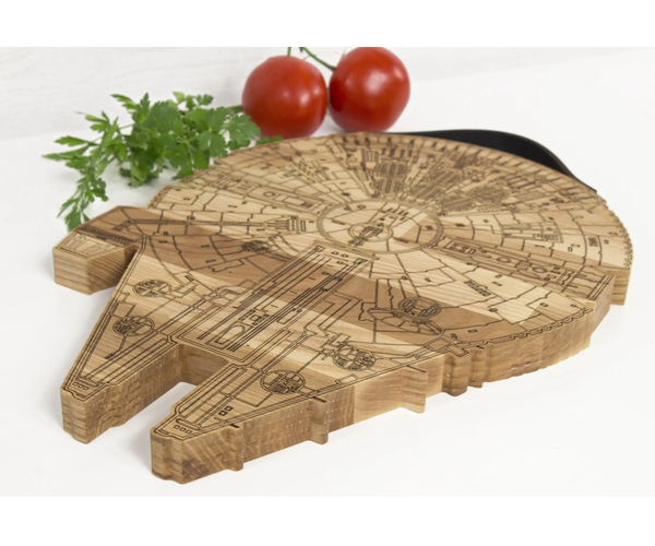 Millennium Falcon Cutting Board