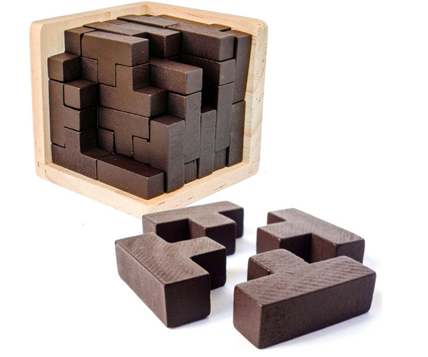Original 3D Wooden Brain Puzzle