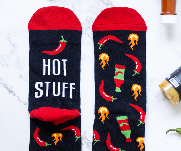 Hot Stuff Funny Socks