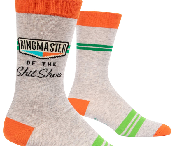 Ringmaster of the Sh*t Show Funny Socks