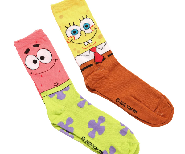 Spongebob and Patrick Sock Set