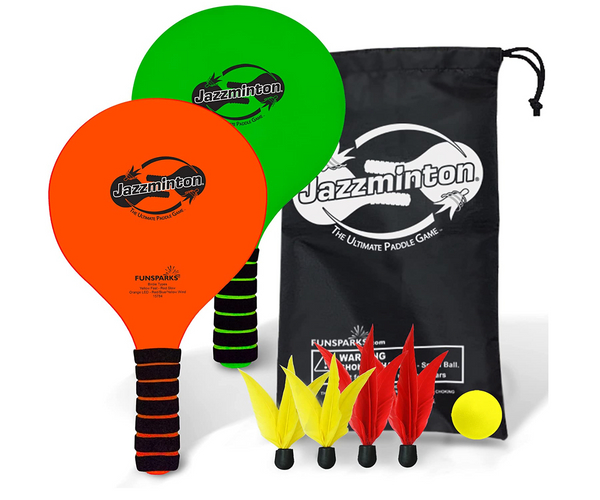 Jazzminton Paddleball Game