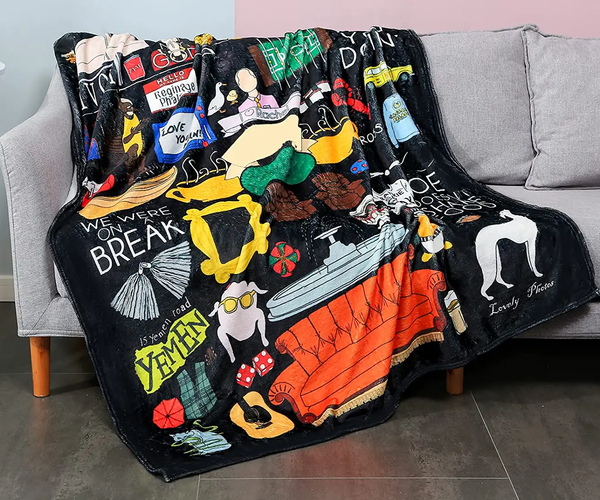 FRIENDS Icons Fleece Throw