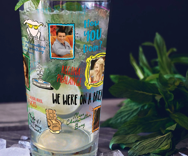FRIENDS Quote Pint Glass
