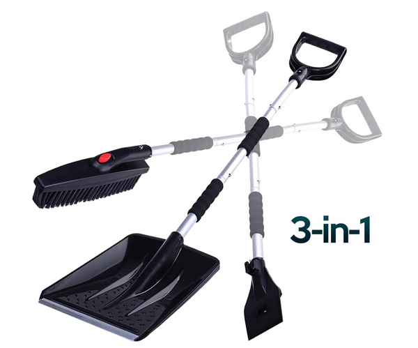 3-in-1 Car Snow Brush