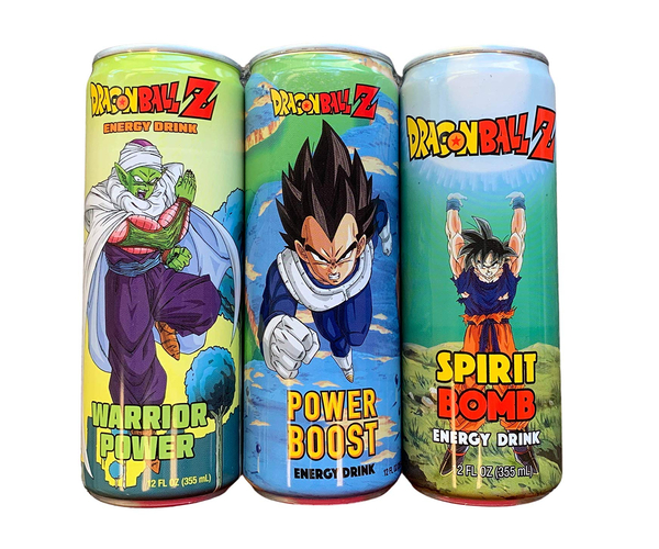 Dragon Ball Z Energy Drinks