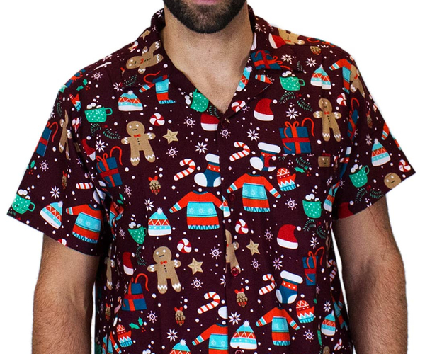 Ugly Christmas Hawaiian Shirt